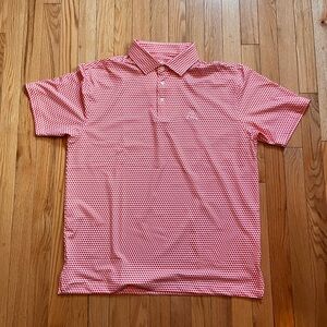 Rhoback men’s hush puppy orange polo large